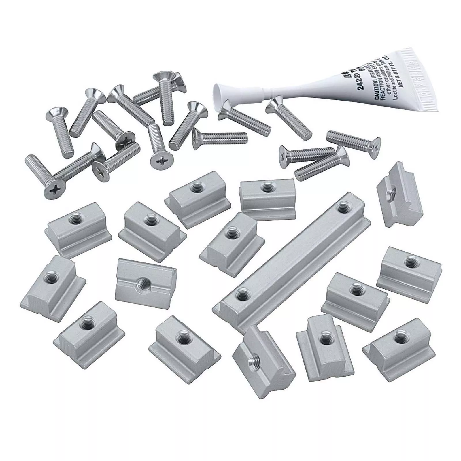 22 mm A Montage Set - flache, breite Nut